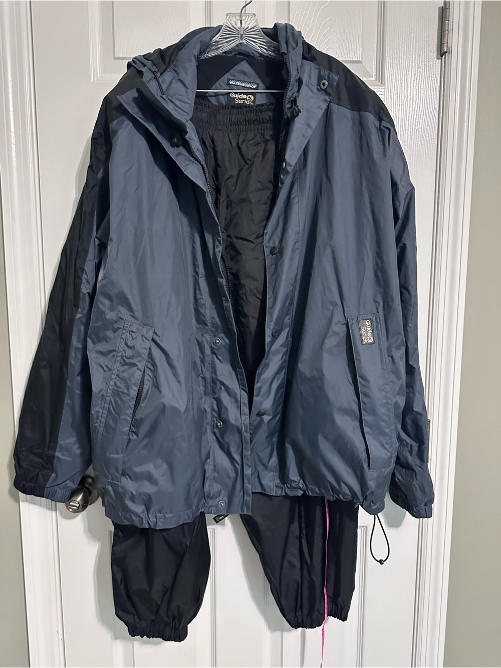 Guide Series Waterproof Jacket and Pants in Navy and Black